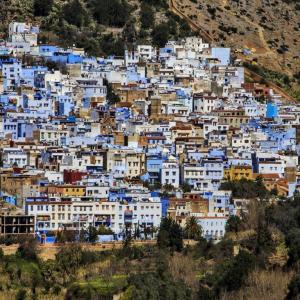 MAVİNİN GÜZELLİĞİ CHEFCHAOUEN FAS - 5