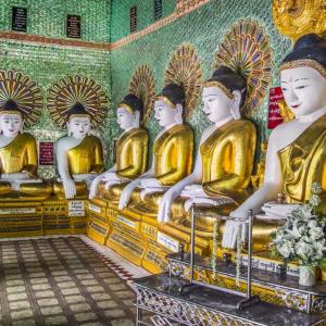  BUDA`S TEMPLE SAGAING MYANMAR (BURMA) - 3